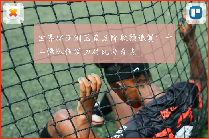 世界杯亚洲区最后阶段预选赛:十二强队伍实力对比与看点